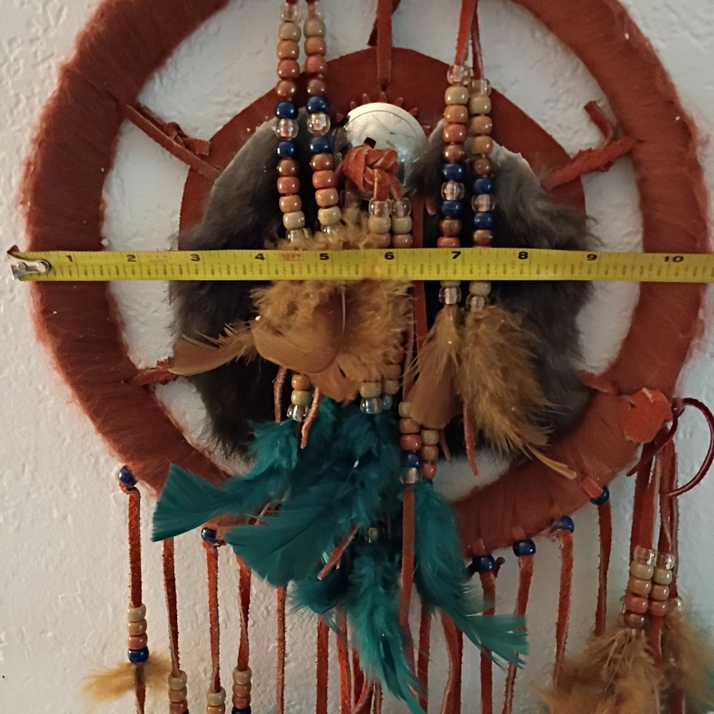 Large Bohemian Dreamcatcher with Feathers - Picture 3 of 3